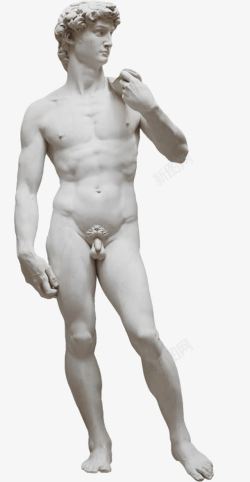 男性人体艺术雕像素材