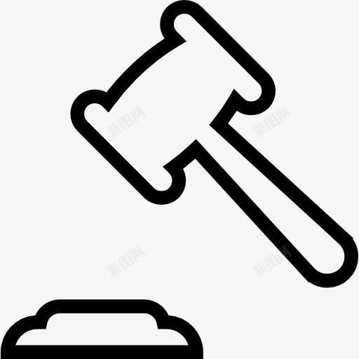 槌图标png_新图网 https://ixintu.com 司法 审判 工具和器具 木槌 法官 法律 法院 锤
