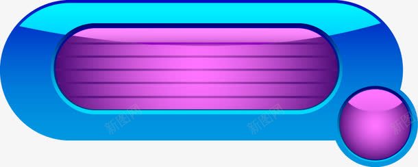 时尚漂亮的标题框png免抠素材_新图网 https://ixintu.com PPT元素 分类 分类标签 创意文本框 商业 时尚 标签 标题栏 立体 紫色框框
