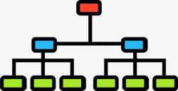 人员结构网组织架构图图标高清图片