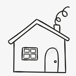 房子图形房屋简笔画图标高清图片