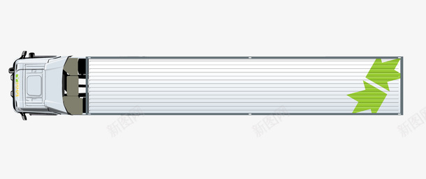 卡通大货车png免抠素材_新图网 https://ixintu.com PNG图 PNG图下载 创意卡通 卡通 卡通插图 大货车 插图 货车俯视图