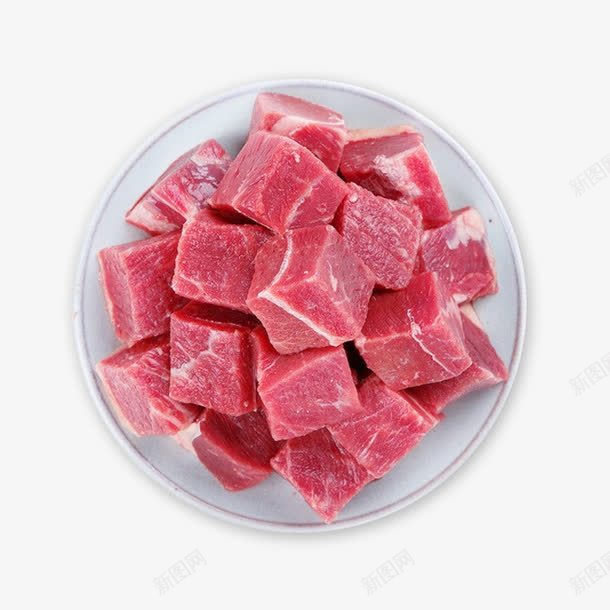 雪花牛肉块png免抠素材_新图网 https://ixintu.com 产品实物 牛肉块 牛腱肉 肉类