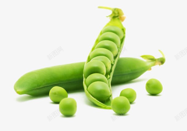 精美真实豌豆png免抠素材_新图网 https://ixintu.com 绿色 蔬菜 豌豆 食物