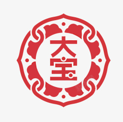 国货护肤品大宝美妆品牌LOGO图标高清图片