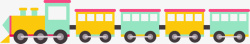 儿童玩具小火车儿童节多彩玩具小火车高清图片