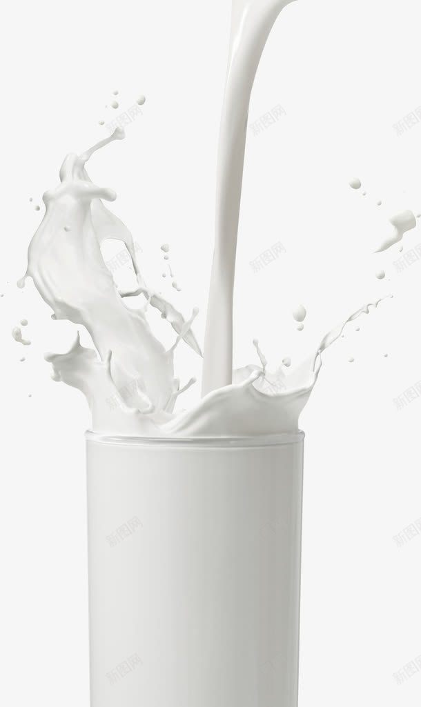 牛奶png免抠素材_新图网 https://ixintu.com 奶水 白色牛奶 纯色