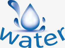 运动项目相关logo创意水滴节水相关LOGO矢矢量图图标高清图片