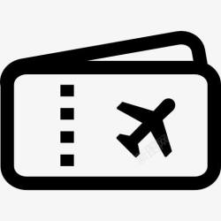 飞机票旅游飞机票图标高清图片