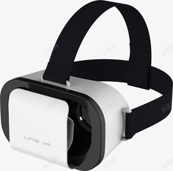 实物黑白头戴式vr盒子png免抠素材_新图网 https://ixintu.com VR设备 vr头盔 vr游戏 vr盒子 vr眼镜 可穿戴设备 头戴式 虚拟现实 黑白