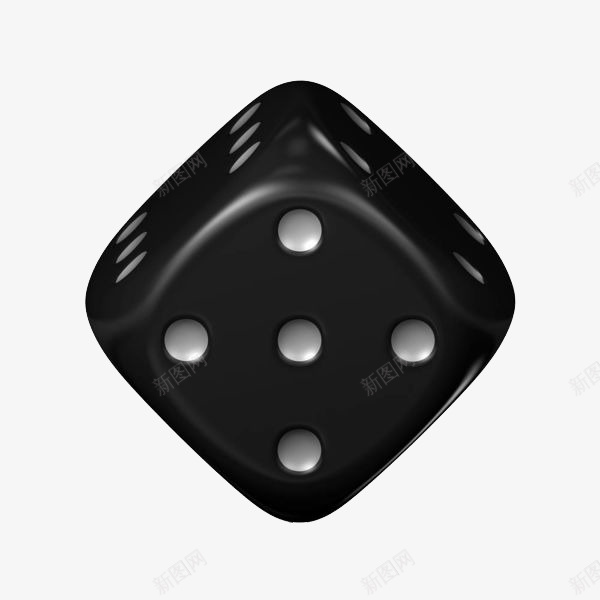 黑色写实实物骰子png免抠素材_新图网 https://ixintu.com 一只骰子 六点 写实 实物 赌博 骰子 黑色骰子