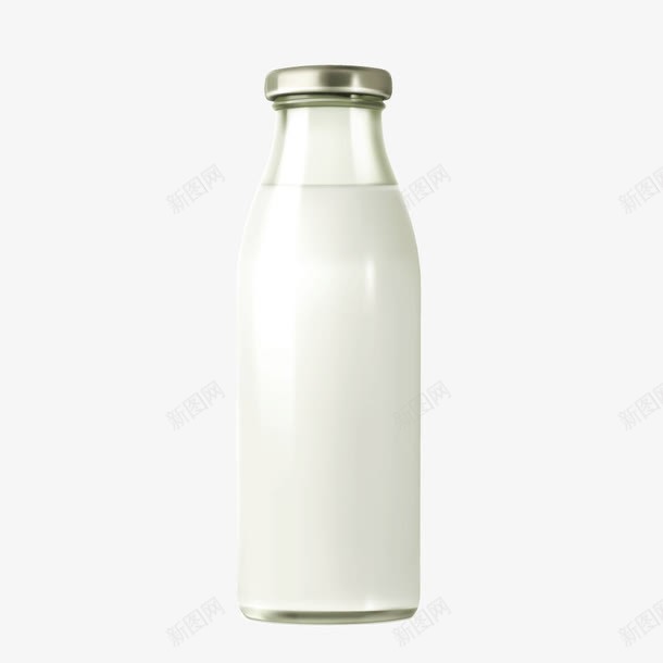 玻璃奶瓶png免抠素材_新图网 https://ixintu.com 牛奶 矢量奶瓶 矢量牛奶 纯奶 订奶