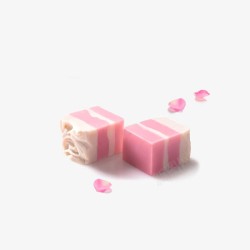 手工皂图片玫瑰牛奶洁面皂润肤高清图片