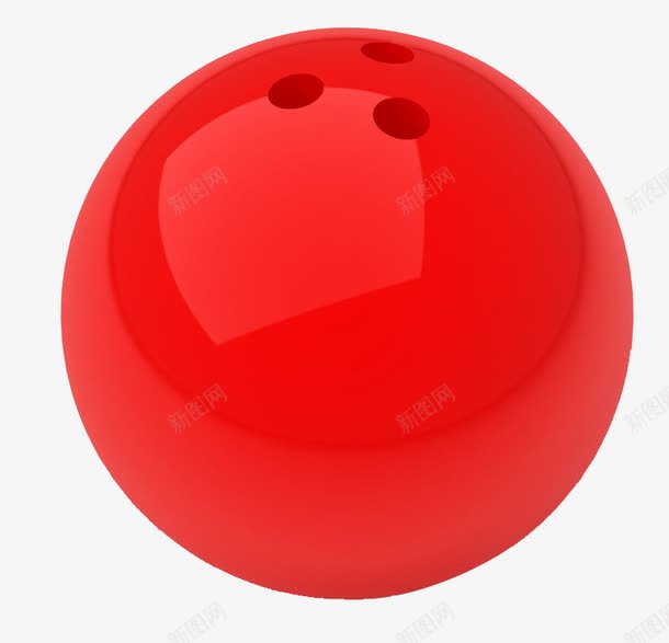 红色保龄球png免抠素材_新图网 https://ixintu.com 产品实物 休闲 保龄球 圆球 红色