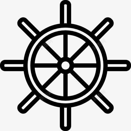 船的方向盘图标png_新图网 https://ixintu.com 导航 航海 船 船舶