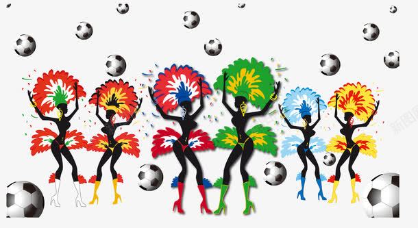 巴西桑巴足球背景png免抠素材_新图网 https://ixintu.com AI格式 世界杯 人物 巴西 巴西桑巴足球背景矢量素材 桑巴舞 舞蹈 足球