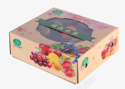 蔬菜水果通用包装礼盒海报