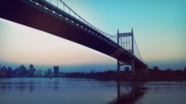 跨江大桥海报背景背景