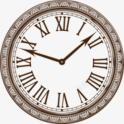 时间手绘时间钟表矢量图高清图片