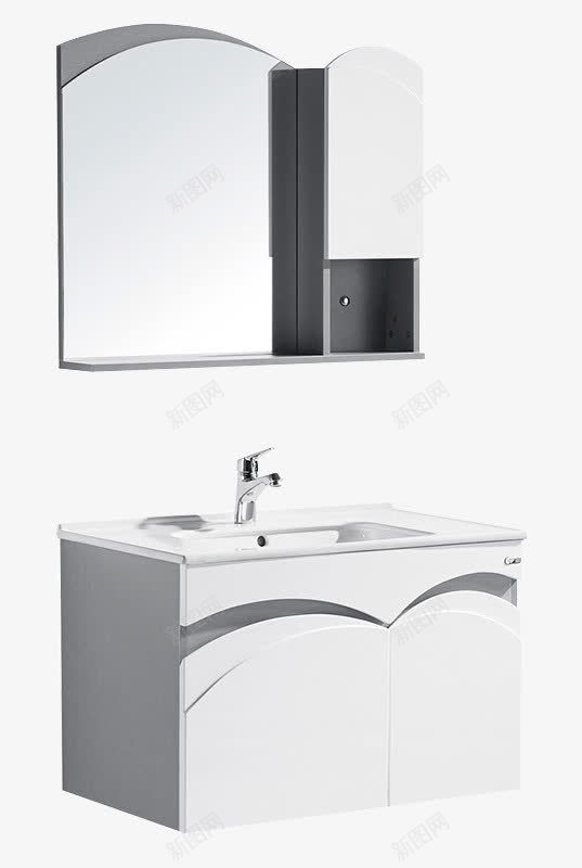 洁具洗手台png免抠素材_新图网 https://ixintu.com 木制 洁具 洗手台 镜子