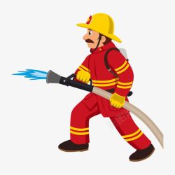 灭火标识消防栓消防人员图标高清图片