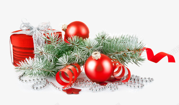 圣诞装饰小球加礼物盒png免抠素材_新图网 https://ixintu.com 圣诞 小球 礼物盒 素材