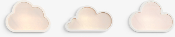 云朵装饰案psd免抠素材_新图网 https://ixintu.com 云朵 卡通 投影 按钮 棱角 纹理 纹路 装饰 质感 阴影