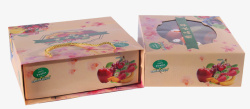 桃子苹果葡萄纸钱素材苹果水果包装盒图高清图片