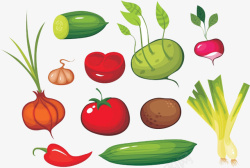 多吃蔬菜有益健康素材