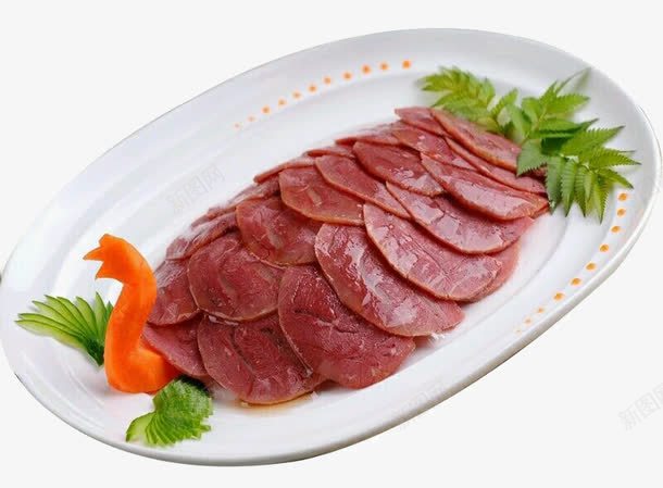 凉菜牛肉片png免抠素材_新图网 https://ixintu.com 凉菜 卤牛肉 卤菜 熟肉 牛肉 肉片 食物