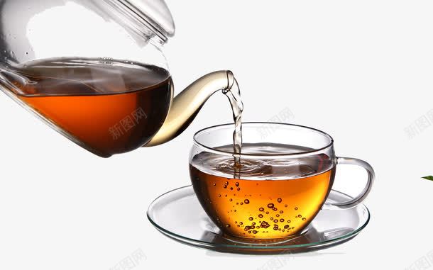 现代玻璃茶具png免抠素材_新图网 https://ixintu.com 玻璃茶壶 玻璃茶杯 红茶 茶壶 茶杯