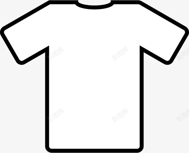 白色半袖图标png_新图网 https://ixintu.com png图形 上衣 半袖 服装 衣服 装饰