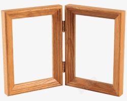 木质窗框可翻转的窗框高清图片