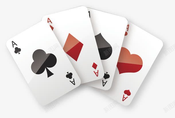 四张扑克艾斯png免抠素材_新图网 https://ixintu.com A 扑克牌 打扑克 矢量素材 赌博