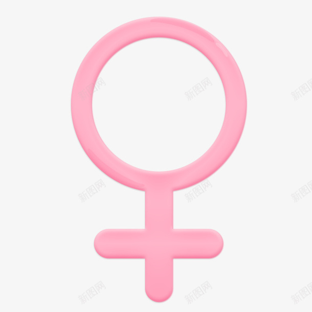 性别符号女性png免抠素材_新图网 https://ixintu.com 女人 女孩 女性 性别符号