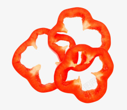 食用红菊苣红色美味圆形切片红灯笼椒实物高清图片