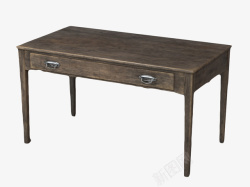 原木色旧桌子棕色老旧桌子高清图片