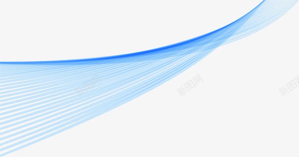 蓝色弧度线png免抠素材_新图网 https://ixintu.com 弧度线 柔和曲线 柔和线条 波浪线 线条 装饰曲线 飘逸曲线