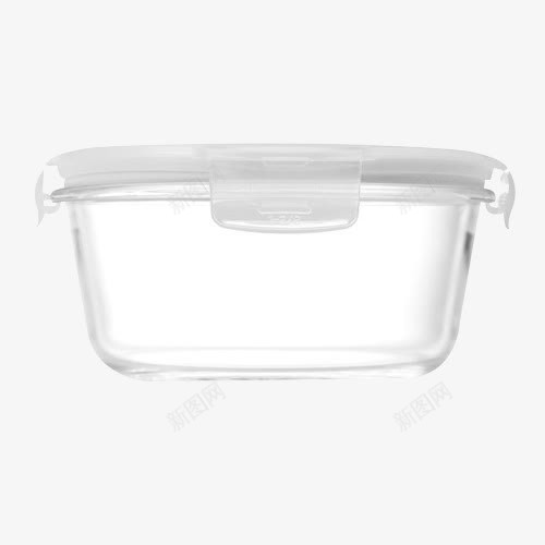 白色盖子用品玻璃保鲜盒png免抠素材_新图网 https://ixintu.com 保鲜盒 密封盒 玻璃保鲜盒 玻璃饭盒 白色盖子 盒子 罐子 透明饭盒 饭盒