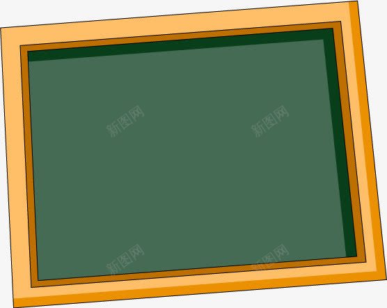 讲课黑板png免抠素材_新图网 https://ixintu.com 动漫 开学季海报装饰物 手绘 文案字体背景 绿色黑板