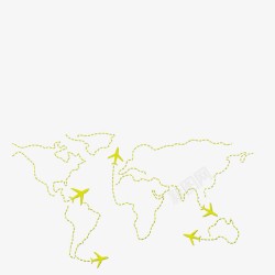 飞机场背景全球飞行高清图片
