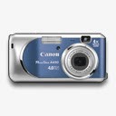 佳能博秀相机佳能数码相机png免抠素材_新图网 https://ixintu.com A430 Blue Camera Canon Powershot 佳能 博秀 相机