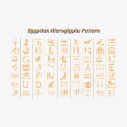 埃及文字埃及象形文字高清图片