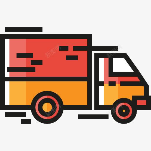 货车图标png_新图网 https://ixintu.com 交货 卡车 搬家货车 搬货车 汽车 货物的卡车 货车 运输 运送