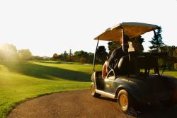 高尔夫球场度假区草坪高清图片