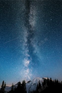 黑色条带星光夜空海报背景素材