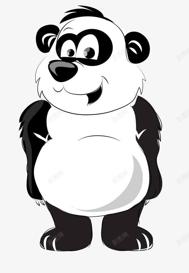 卡通大熊猫png免抠素材_新图网 https://ixintu.com 动物 卡通素材 国宝 大熊猫 矢量素材