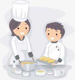 制作食物正在做蛋糕的人高清图片