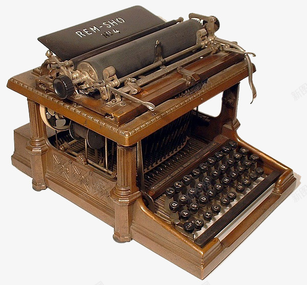 欧洲复古打字机png免抠素材_新图网 https://ixintu.com 中世纪 复古家具 打字机 欧洲物品
