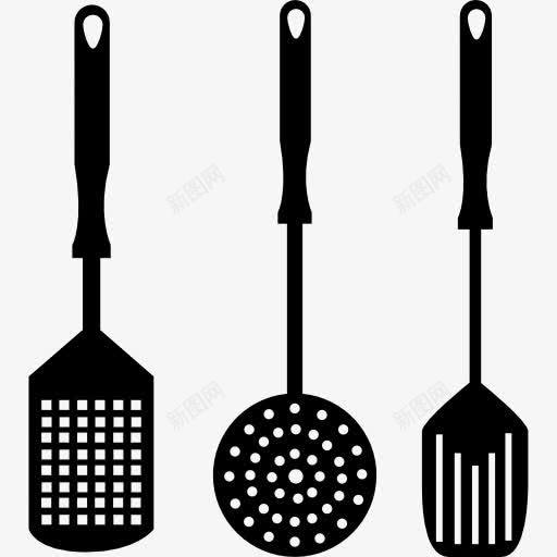 烹饪配件三件套图标png_新图网 https://ixintu.com 三 包 厨房 工具 工具和用具 烹饪 配件 附件